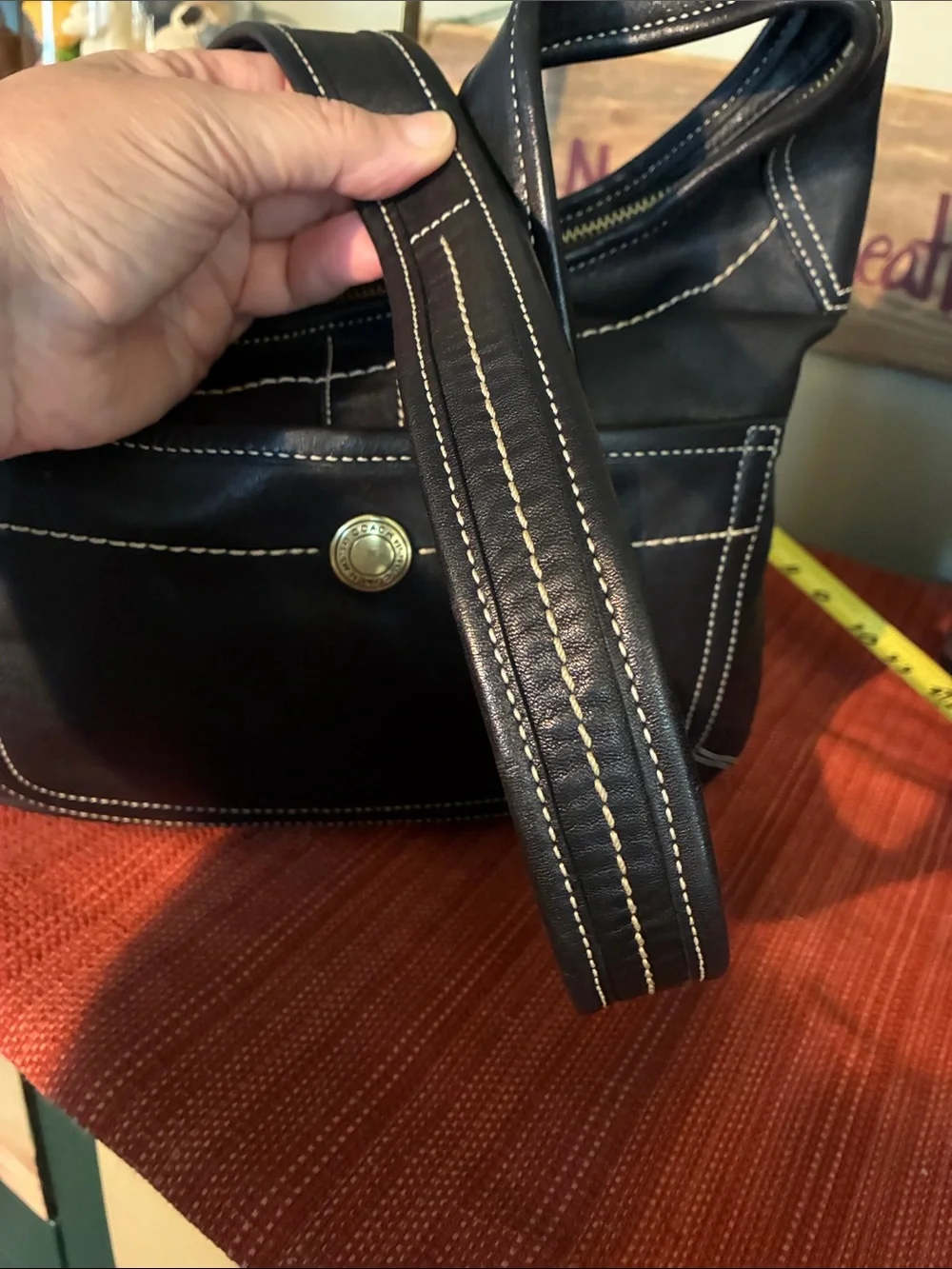 Coach Ergo HOBO Black Leather shoulder bag - Vintage 2006